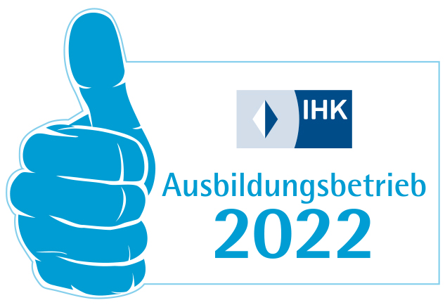 Auszeichnung: IHK Ausbildungsbetrieb 2022 - ITG
